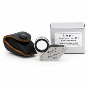 Lupa Iwamoto 10x con Estuche de Cuero