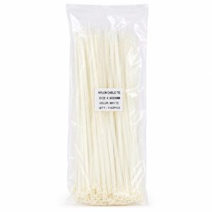 Amarre de Plástico 20 cm – Paquete de 100 unidades