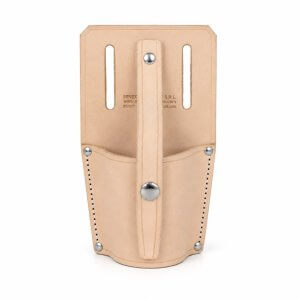 Porta Comba de Cuero con Tapa y Broche