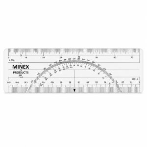 Protactor Topográfico Minex Products – Escalas 1:500 y 1:1000