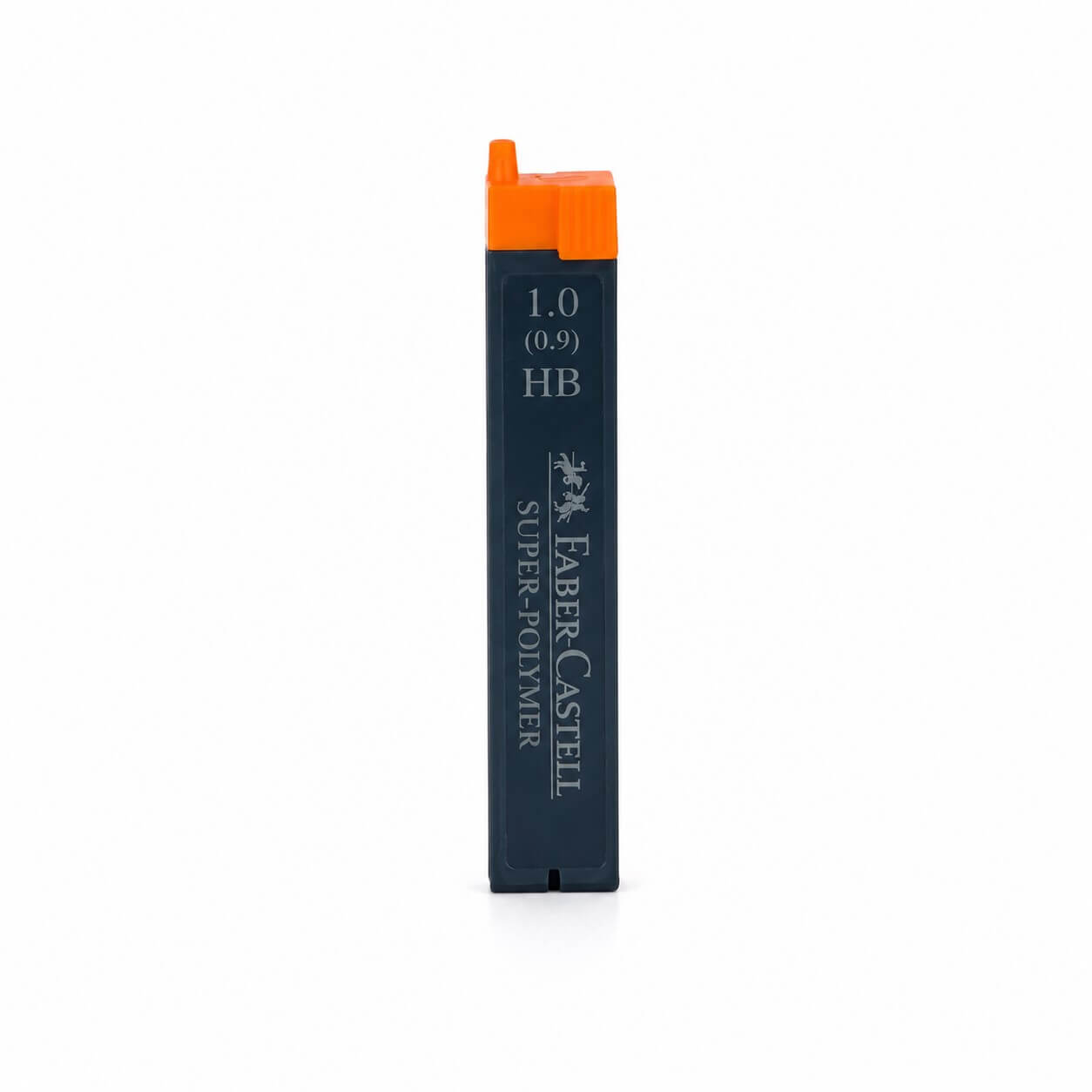 Minas Faber-Castell Super Polymer 0.9–1.0 mm HB – Tubo de 12 unidades