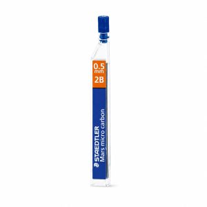 Minas Finas Staedtler 0.5 mm 2B – Tubo de 12 unidades