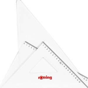 Escuadra de Plástico Rotring 30 cm