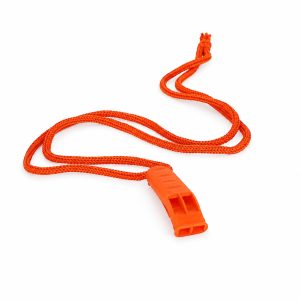 Silbato de Emergencia de Plástico Naranja