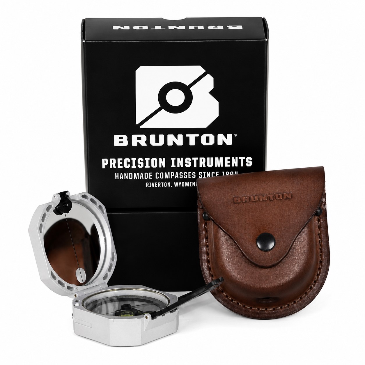 Brújula Brunton 5008 Transit 360° Azimutal en Cuerpo de Baquelita